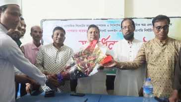 জৈন্তাপুরে সিলেট অনলাইন প্রেসক্লাবের সভাপতিকে সংবর্ধনা