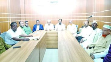 বৃহত্তর জৈন্তিয়া কল্যাণ পরিষদের আহবায়ক কমিটির সভা