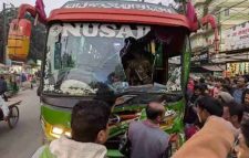 পঞ্চগড়ে যাত্রীবাহী বাসের ধাক্কায় নারী এনজিওকর্মী নিহত
