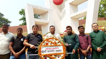 স্বাধীনতা সংগ্রামের শহীদদের প্রতি সিলেট অনলাইন প্রেসক্লাবের শ্রদ্ধা নিবেদন