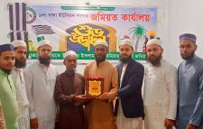 হাফিজ শামিম আহমদের প্রবাস গমন উপলক্ষে ছাত্র জমিয়ত গোলাপগঞ্জ উপজেলা শাখার আয়োজনে সংবর্ধনা প্রদান