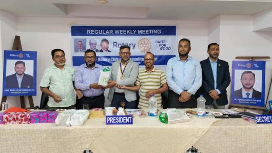 রোটারি ক্লাব অব মেট্রোপলিটন সিলেট’র কার্যক্রম  শুরু