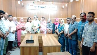 সিলেট অনলাইন প্রেসক্লাবে সৌজন্য সাক্ষাতে উইমেন চেম্বারের পরিচালনা পর্ষদ
