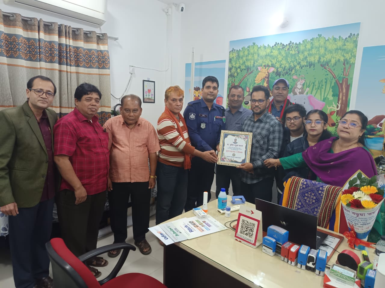 ডা. তুহিন বড়ুয়া তমাল সহকারী অধ্যাপক পদে পদোন্নতি লাভে বাংলাদেশ বৌদ্ধ যুব পরিষদ সংবর্ধনা