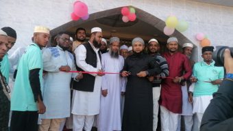 তাহিরপুরে আমানাহ জামে মসজিদের উদ্বোধন
