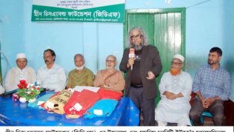 সিলেটে গ্রীন ডিজএ্যাবলড ফাউন্ডেশনের দৃষ্টি প্রতিবন্ধী শিক্ষার্থীদের মধ্যে বস্ত্র বিতরণ