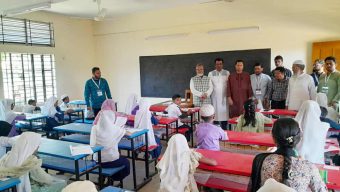 গাছবাড়ী সমাজকল্যাণ যুব সমিতির চতুর্থ শ্রেনীর মেধাভিত্তিক বৃত্তি পরীক্ষা সম্পন্ন