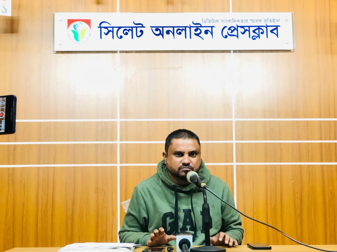 অপপ্রচার ও অর্থ আত্মসাতের মিথ্যা অভিযোগের বিরুদ্ধে জাকির হোসেনের সংবাদ সম্মেলন