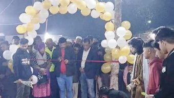 এডভোকেট ছাইদুর রহমান জীবেব মিনি নাইট ফুটবল টুর্নামেন্টের শুভ উদ্বোধন