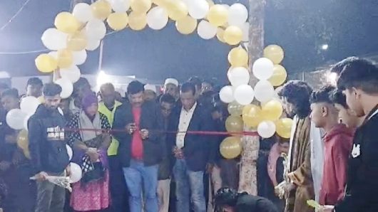 এডভোকেট ছাইদুর রহমান জীবেব মিনি নাইট ফুটবল টুর্নামেন্টের শুভ উদ্বোধন