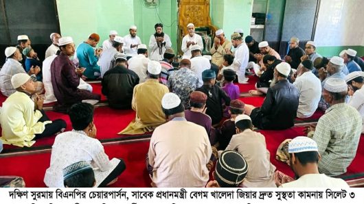 খালেদা জিয়ার সুস্থতা কামনায় এমপি পার্থী এম এ মালিকের পক্ষে দোয়া মাহফিল ও খাবার বিতরণ