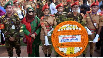 ৭ বিএনসিসি ব্যাটালিয়ন সিলেটের মহান বিজয় দিবস উদযাপন