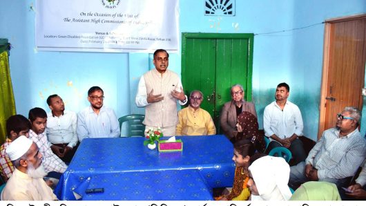 সিলেটে জিডিএফ কার্যালয় পরিদর্শন ও আলোচনা সভায় ভারতীয় সহকারী হাই কমিশনার অনিরুদ্ধ দাস